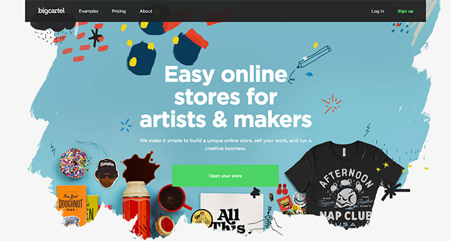 Big Cartel SquareSpace Alternative