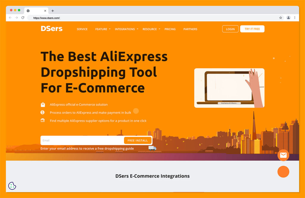 dsers homepage