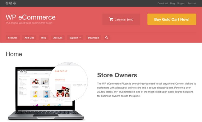 commerce électronique open source - WP eCommerce
