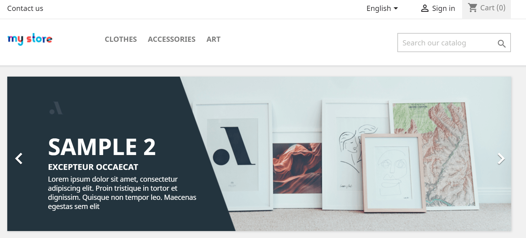 commerce électronique open source - démo prestashop