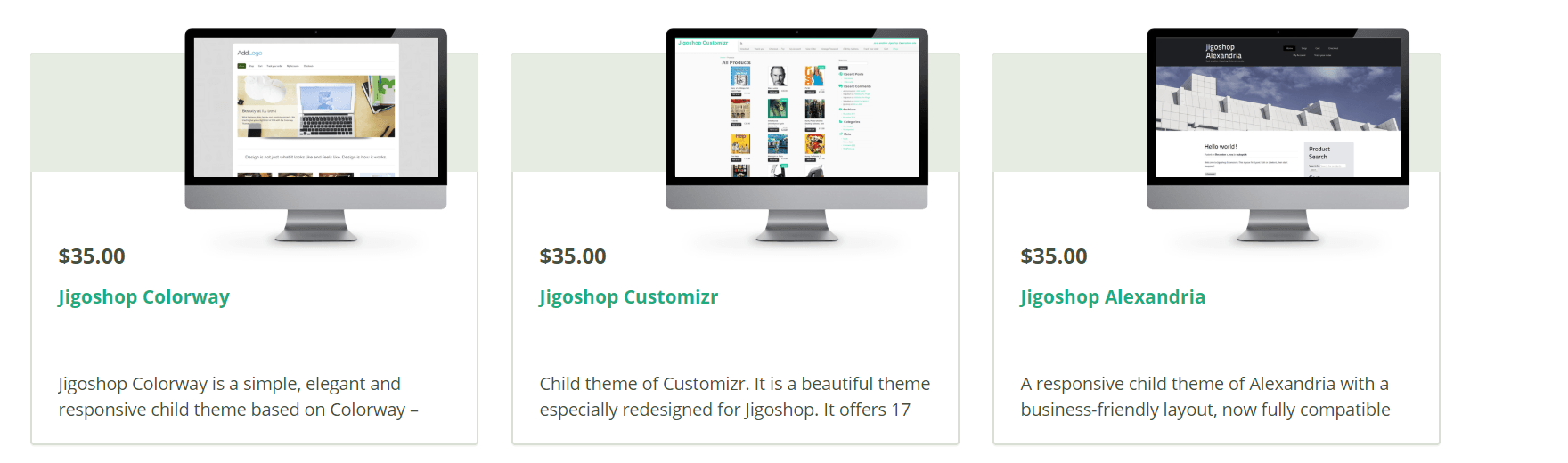 commerce électronique open source - thème jigoshop