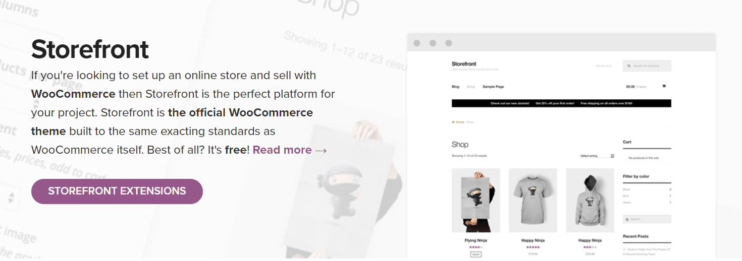 commerce électronique open source - WooCommerce extension de vitrine